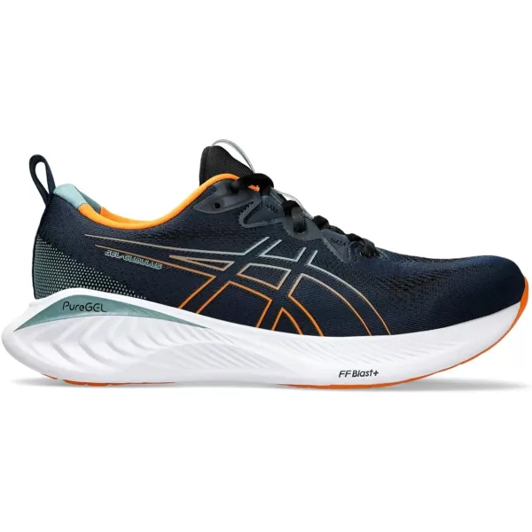 imageASICS Mens GelCumulus 25 Running ShoesFrench BlueBright Orange