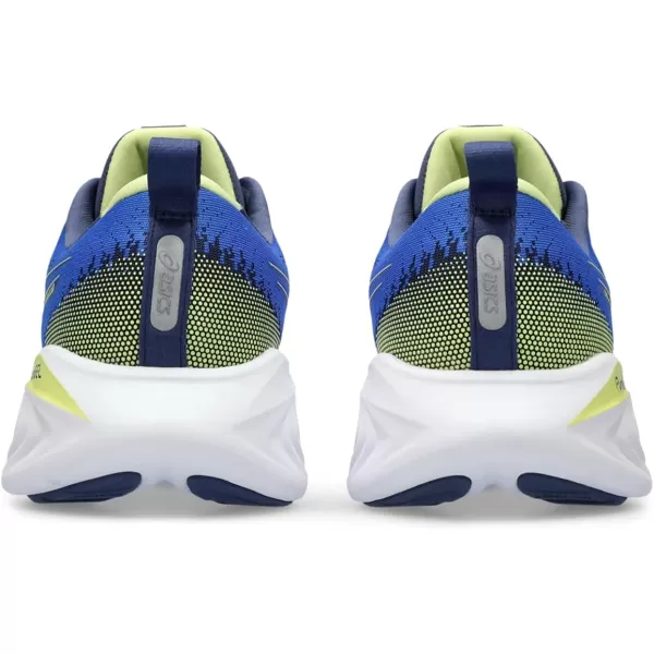 imageASICS Mens GelCumulus 25 Running ShoesIllusion BlueGlow Yellow