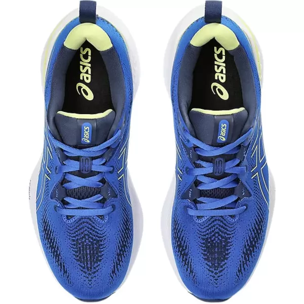 imageASICS Mens GelCumulus 25 Running ShoesIllusion BlueGlow Yellow