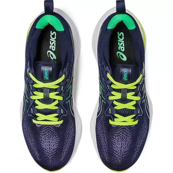 imageASICS Mens GelCumulus 25 Running ShoesMidnightCilantro