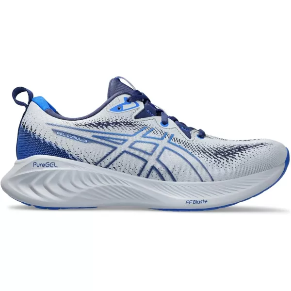 imageASICS Mens GelCumulus 25 Running ShoesPiedmont GreyIllusion Blue