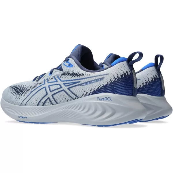 imageASICS Mens GelCumulus 25 Running ShoesPiedmont GreyIllusion Blue