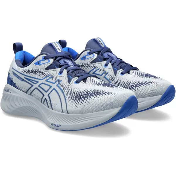 imageASICS Mens GelCumulus 25 Running ShoesPiedmont GreyIllusion Blue
