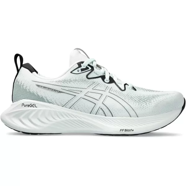 imageASICS Mens GelCumulus 25 Running ShoesPure AquaWhite