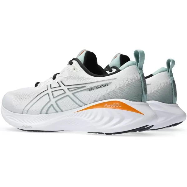 imageASICS Mens GelCumulus 25 Running ShoesWhiteBlack