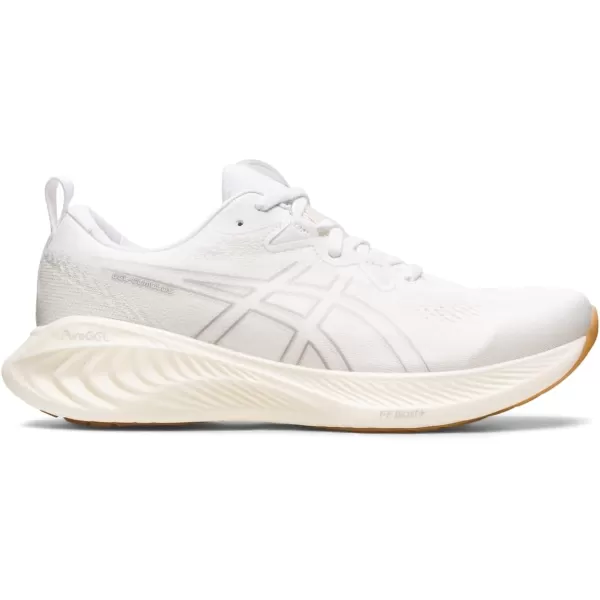 imageASICS Mens GelCumulus 25 Running ShoesWhiteWhite