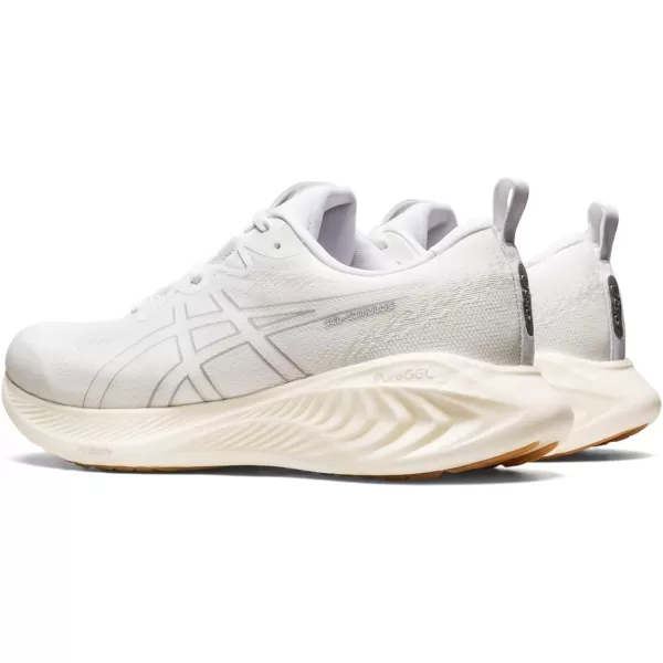 imageASICS Mens GelCumulus 25 Running ShoesWhiteWhite