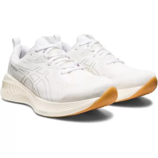 imageASICS Mens GelCumulus 25 Running ShoesWhiteWhite