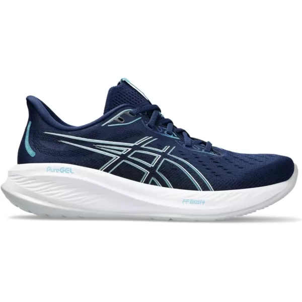 imageASICS Mens GelCumulus 26 Running ShoeBlue ExpanseBlue Teal