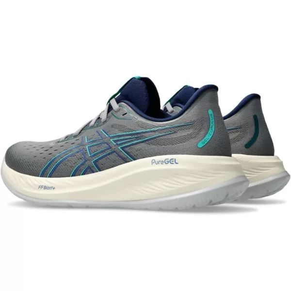 imageASICS Mens GelCumulus 26 Running ShoeClay GreyIllusion Blue