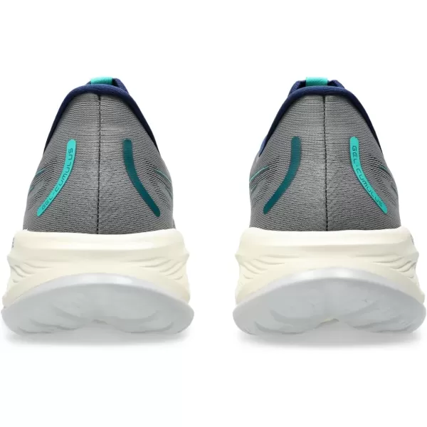 imageASICS Mens GelCumulus 26 Running ShoeClay GreyIllusion Blue
