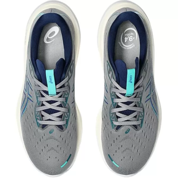 imageASICS Mens GelCumulus 26 Running ShoeClay GreyIllusion Blue