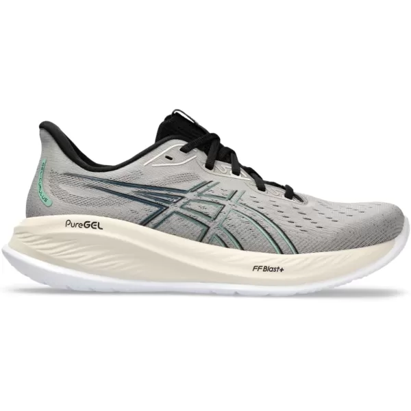 imageASICS Mens GelCumulus 26 Running ShoeMoonrockDark Mint