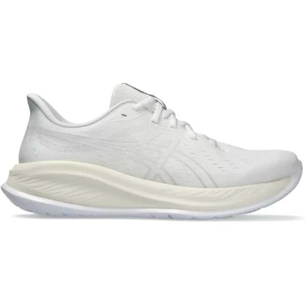 imageASICS Mens GelCumulus 26 Running ShoeWhiteWhite