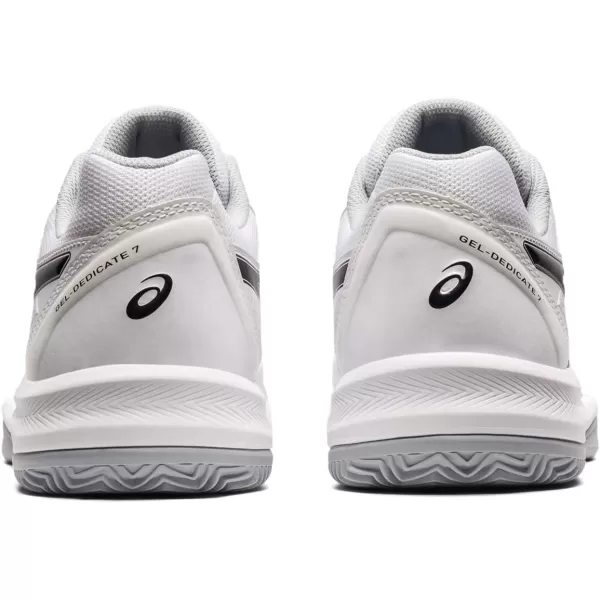 imageASICS Mens GelDedicate 7 Clay Tennis ShoesWhiteBlack