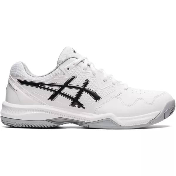 imageASICS Mens GelDedicate 7 Clay Tennis ShoesWhiteBlack
