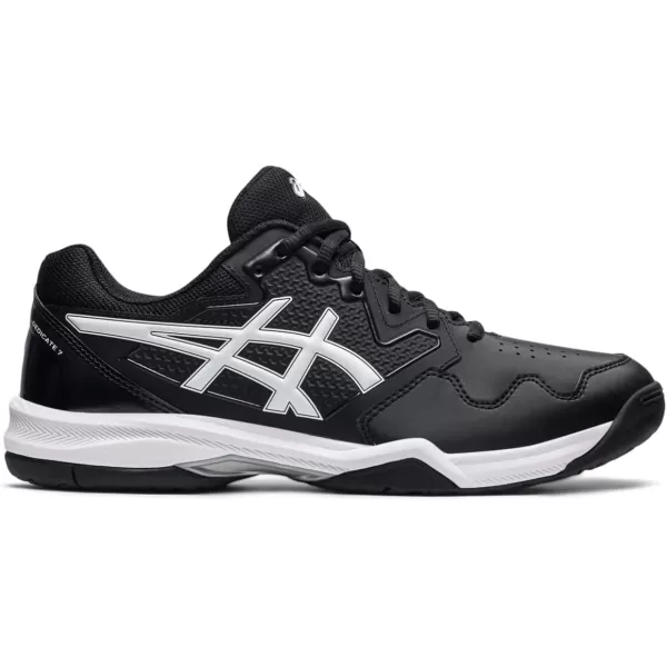 imageASICS Mens GelDedicate 7 Tennis ShoesBlackWhite