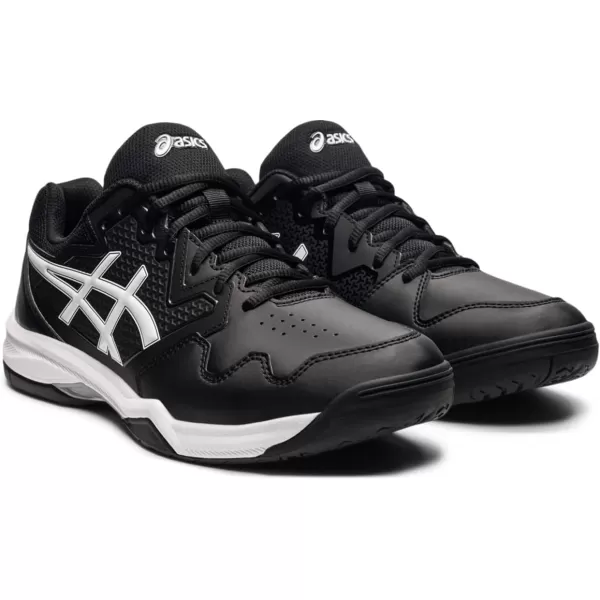 imageASICS Mens GelDedicate 7 Tennis ShoesBlackWhite