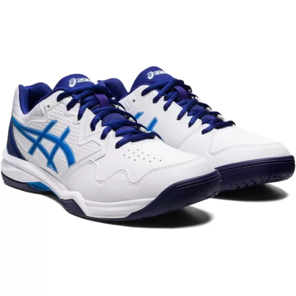 imageASICS Mens GelDedicate 7 Tennis ShoesWhiteElectric Blue