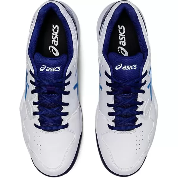 imageASICS Mens GelDedicate 7 Tennis ShoesWhiteElectric Blue
