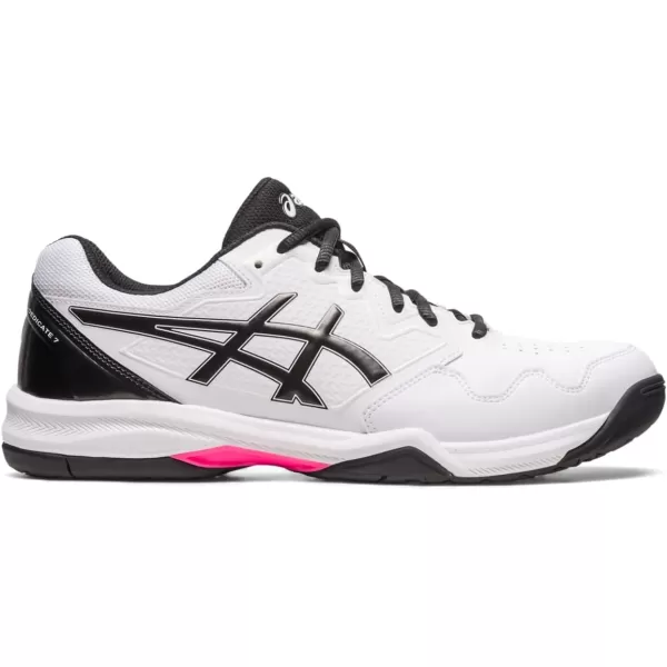 imageASICS Mens GelDedicate 7 Tennis ShoesWhiteHot Pink
