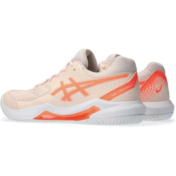 imageASICS Mens GelDedicate 8 Pickleball Tennis ShoePearl PinkSun Coral
