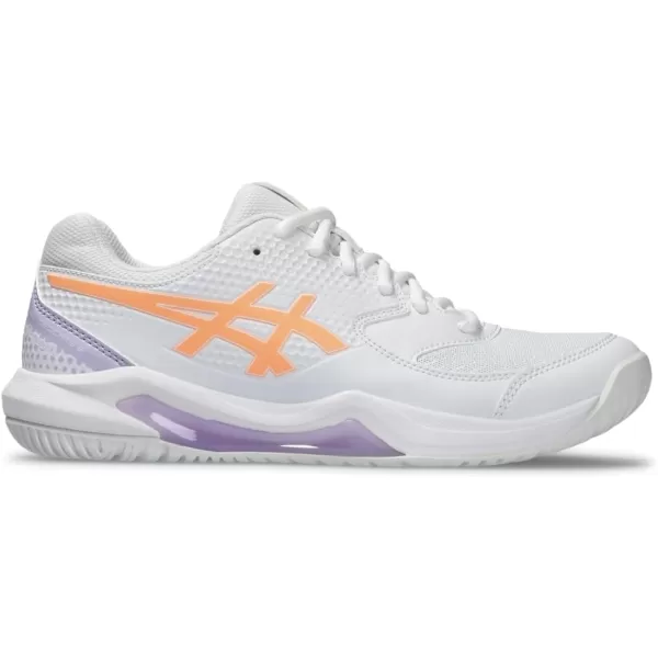 imageASICS Mens GelDedicate 8 Pickleball Tennis ShoeWhiteBright Sunstone