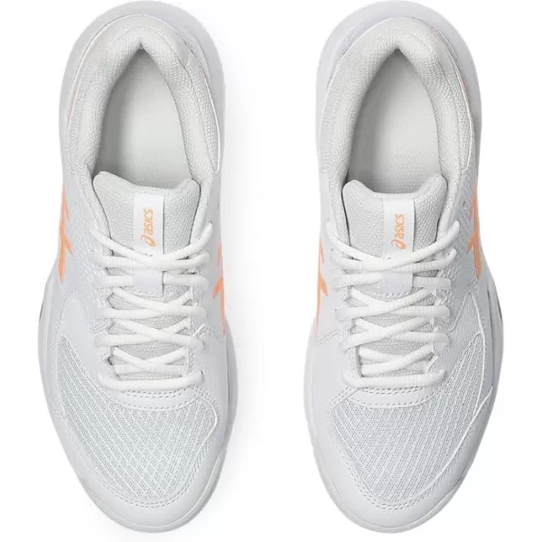 imageASICS Mens GelDedicate 8 Pickleball Tennis ShoeWhiteBright Sunstone