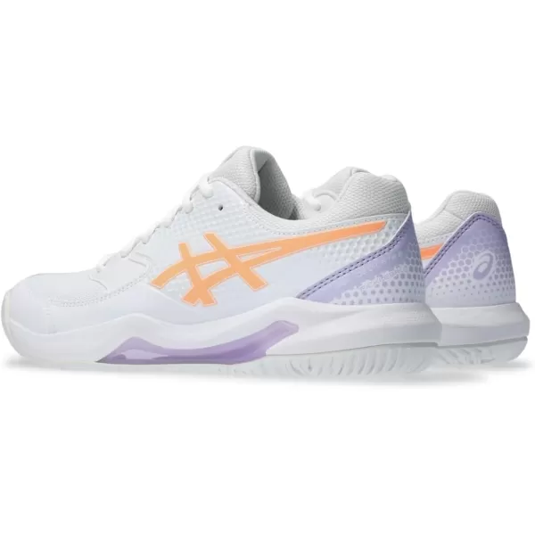 imageASICS Mens GelDedicate 8 Pickleball Tennis ShoeWhiteBright Sunstone