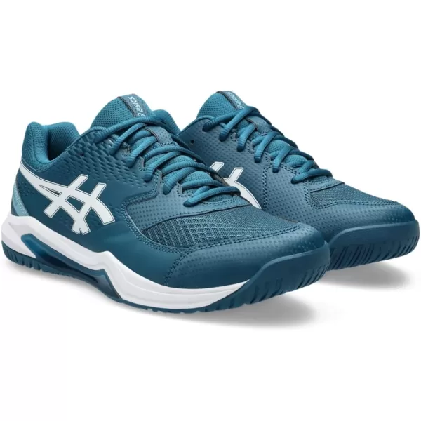 imageASICS Mens GelDedicate 8 Tennis ShoeRestful TealWhite