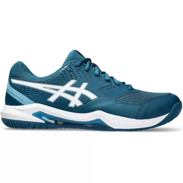 imageASICS Mens GelDedicate 8 Tennis ShoeRestful TealWhite
