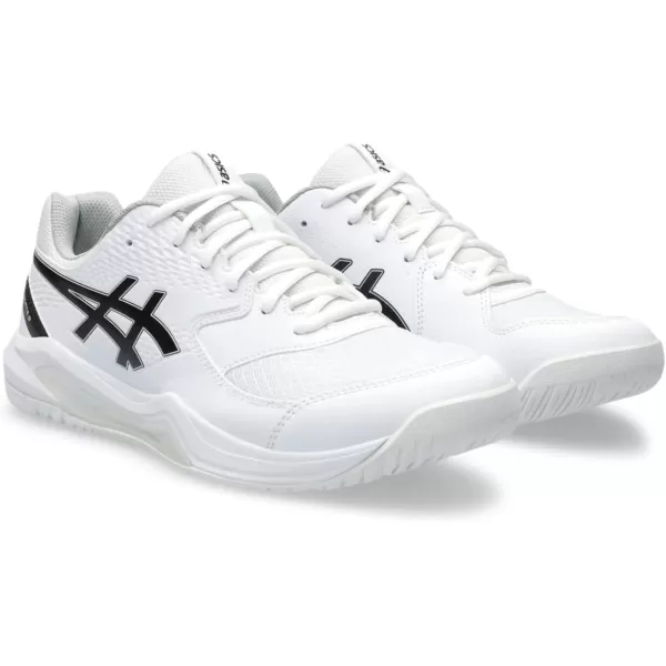 imageASICS Mens GelDedicate 8 Tennis ShoeWhiteBlack