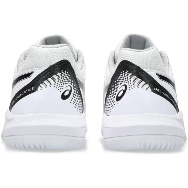 imageASICS Mens GelDedicate 8 Tennis ShoeWhiteBlack