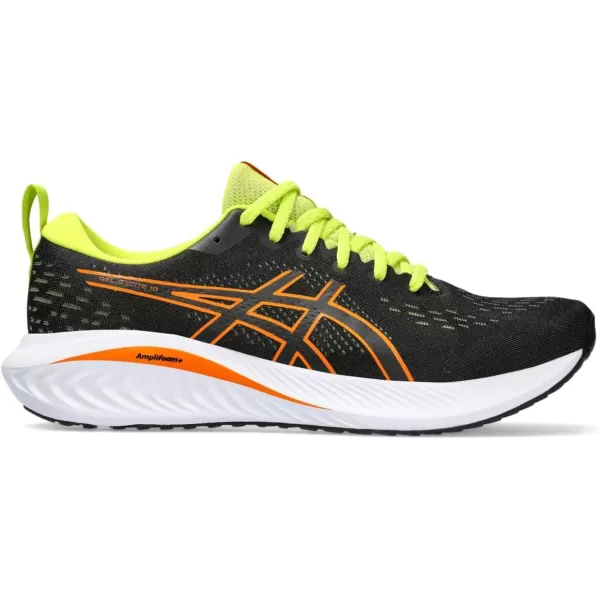 imageASICS Mens GelExcite 10 Running ShoesBlackBright Orange