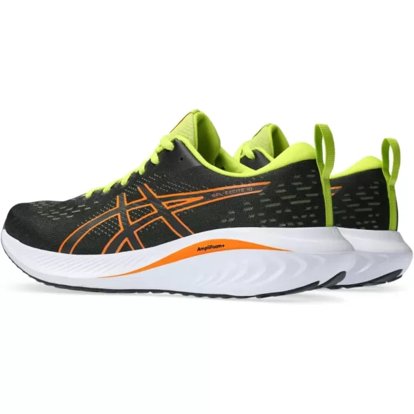 imageASICS Mens GelExcite 10 Running ShoesBlackBright Orange