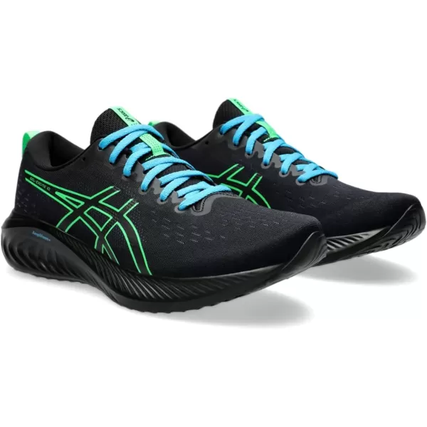 imageASICS Mens GelExcite 10 Running ShoesBlackNew Leaf
