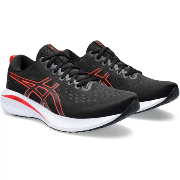 imageASICS Mens GelExcite 10 Running ShoesBlackTrue Red