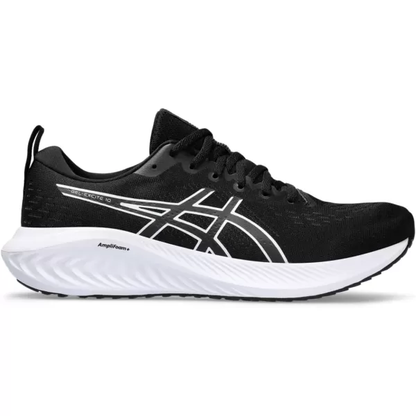 imageASICS Mens GelExcite 10 Running ShoesBlackWhite