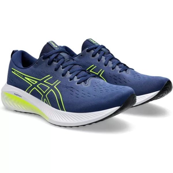 imageASICS Mens GelExcite 10 Running ShoesBlue ExpanseSafety Yellow