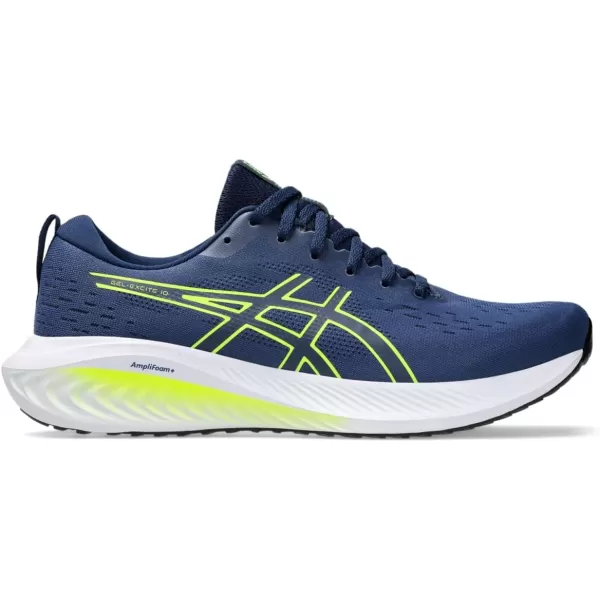 imageASICS Mens GelExcite 10 Running ShoesBlue ExpanseSafety Yellow