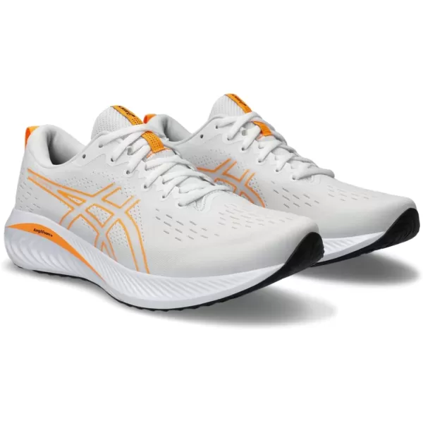 imageASICS Mens GelExcite 10 Running ShoesWhiteOrange Pop