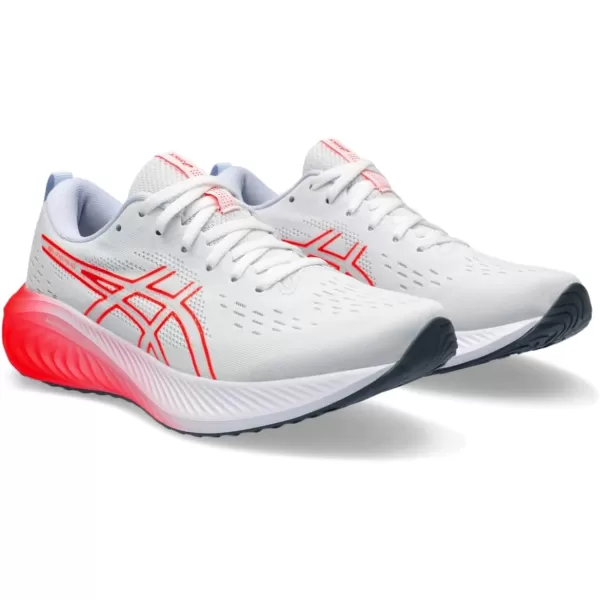 imageASICS Mens GelExcite 10 Running ShoesWhiteSunrise Red