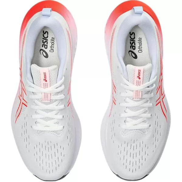 imageASICS Mens GelExcite 10 Running ShoesWhiteSunrise Red