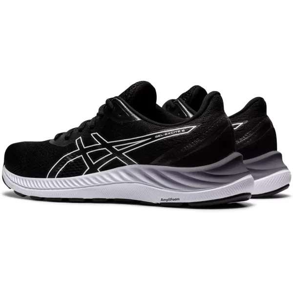 imageASICS Mens GelExcite 8 Running ShoesBlackWhite