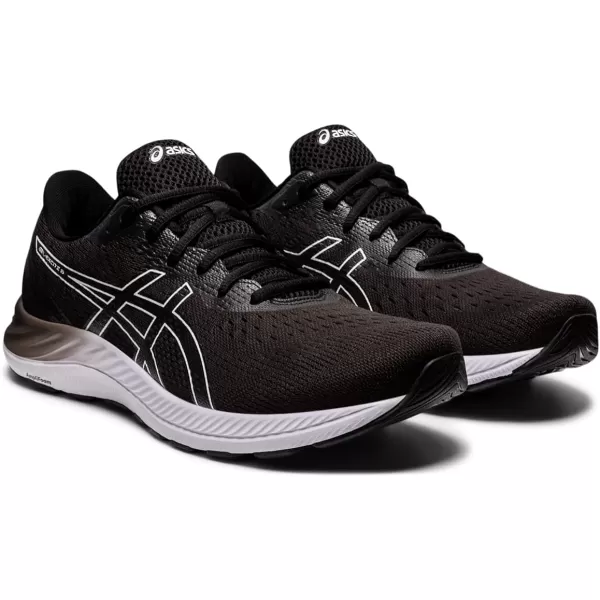 imageASICS Mens GelExcite 8 Running ShoesBlackWhite