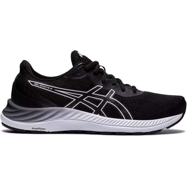 imageASICS Mens GelExcite 8 Running ShoesBlackWhite
