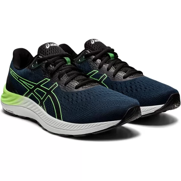 imageASICS Mens GelExcite 8 Running ShoesFrench BlueBright Lime