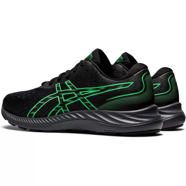 imageASICS Mens GelExcite 9 Running ShoesBlackNew Leaf