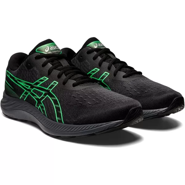 imageASICS Mens GelExcite 9 Running ShoesBlackNew Leaf