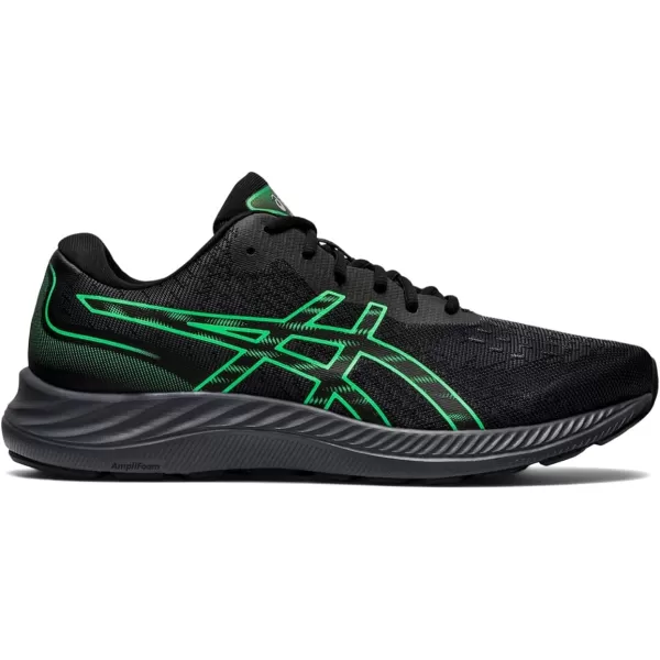 imageASICS Mens GelExcite 9 Running ShoesBlackNew Leaf